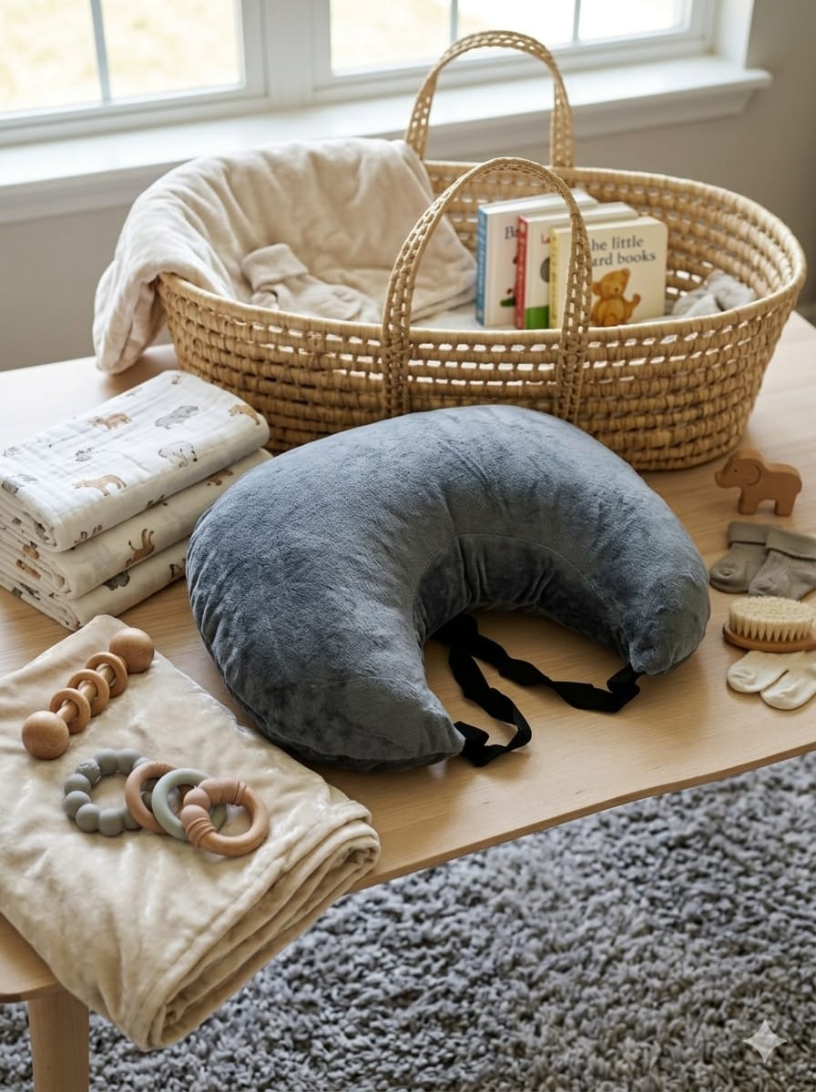 Premium Dark Grey Nursing Support Pillow