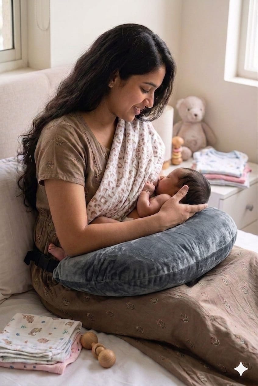 Premium Dark Grey Nursing Support Pillow