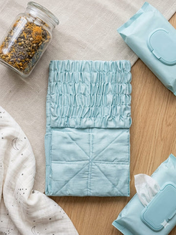 Seafoam Elegance Ruched Tummy Support Belt
